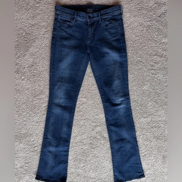 Koral Los Angelos Very Stretchy Dark Denim "Dare to Flare" Slim-Flare Jeans 29 - Picture 4 of 7